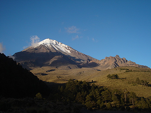 pico de orizaba. slopes of Pico de Orizaba,
